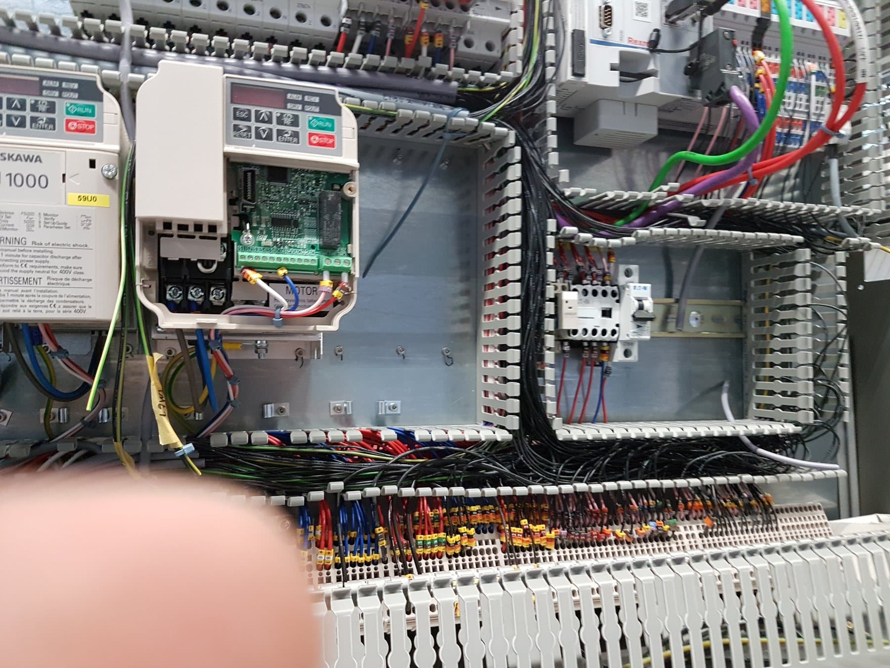 Detail zapojenia elektrického rozvádzača Electro Team